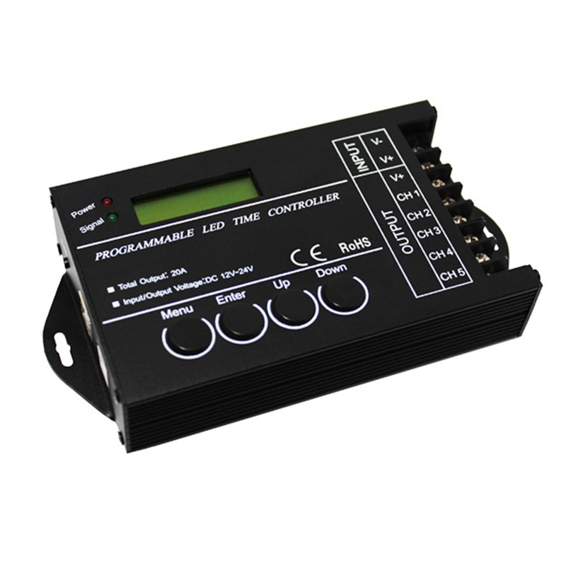 TC421/TC420 DC12-24V 5 Channels WIFI Time Controller